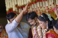 Celebs At Journalist Prabhu Daughter Wedding Photos